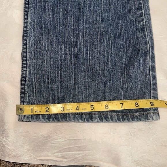 Women's Bootcut Jeans Levi's Signature Mid Rise Tag 16 M measured Size 34x30 - Picture 15 of 15